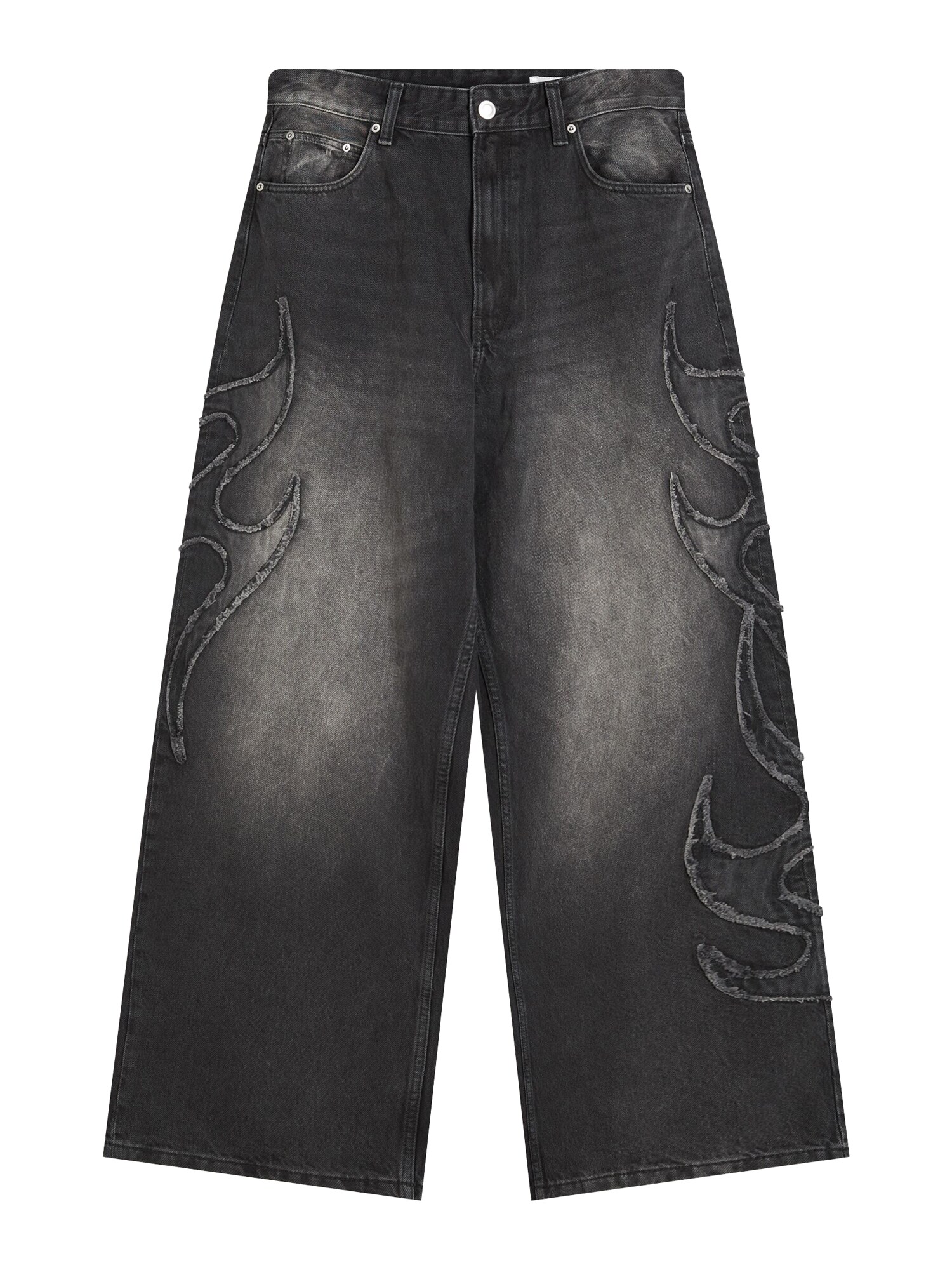 Bershka Jeans  negru denim