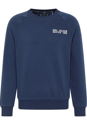 DreiMaster Maritim Sweatshirt ‘Bridgeport’ Marine / Wit