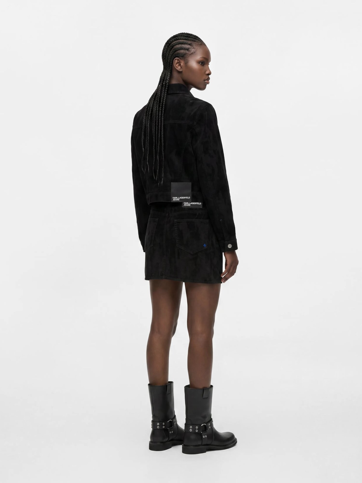 KARL LAGERFELD JEANS Falda negro denim – imagen 7