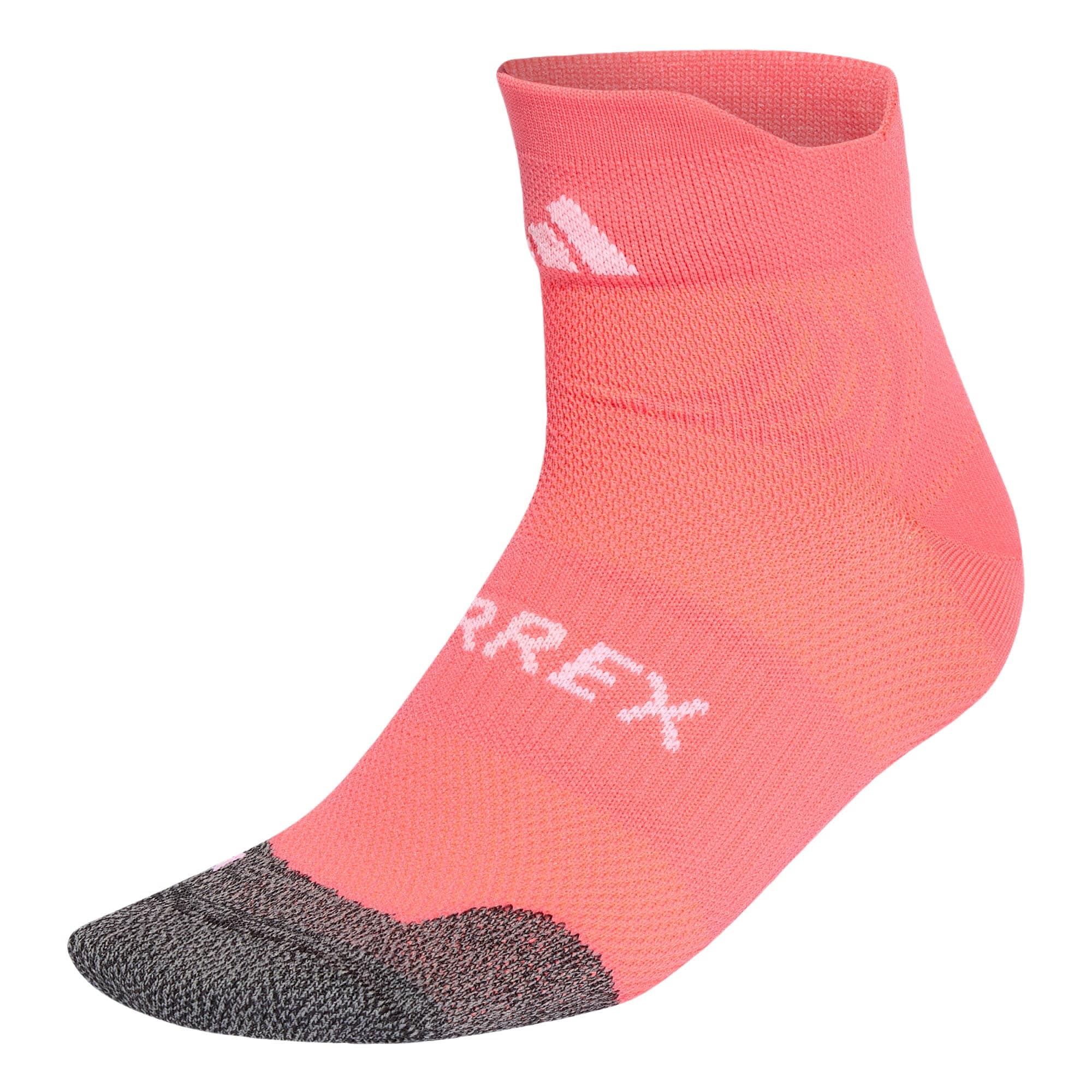 ADIDAS TERREX Calcetines deportivos 'Speed' naranja neón / negro moteado / blanco