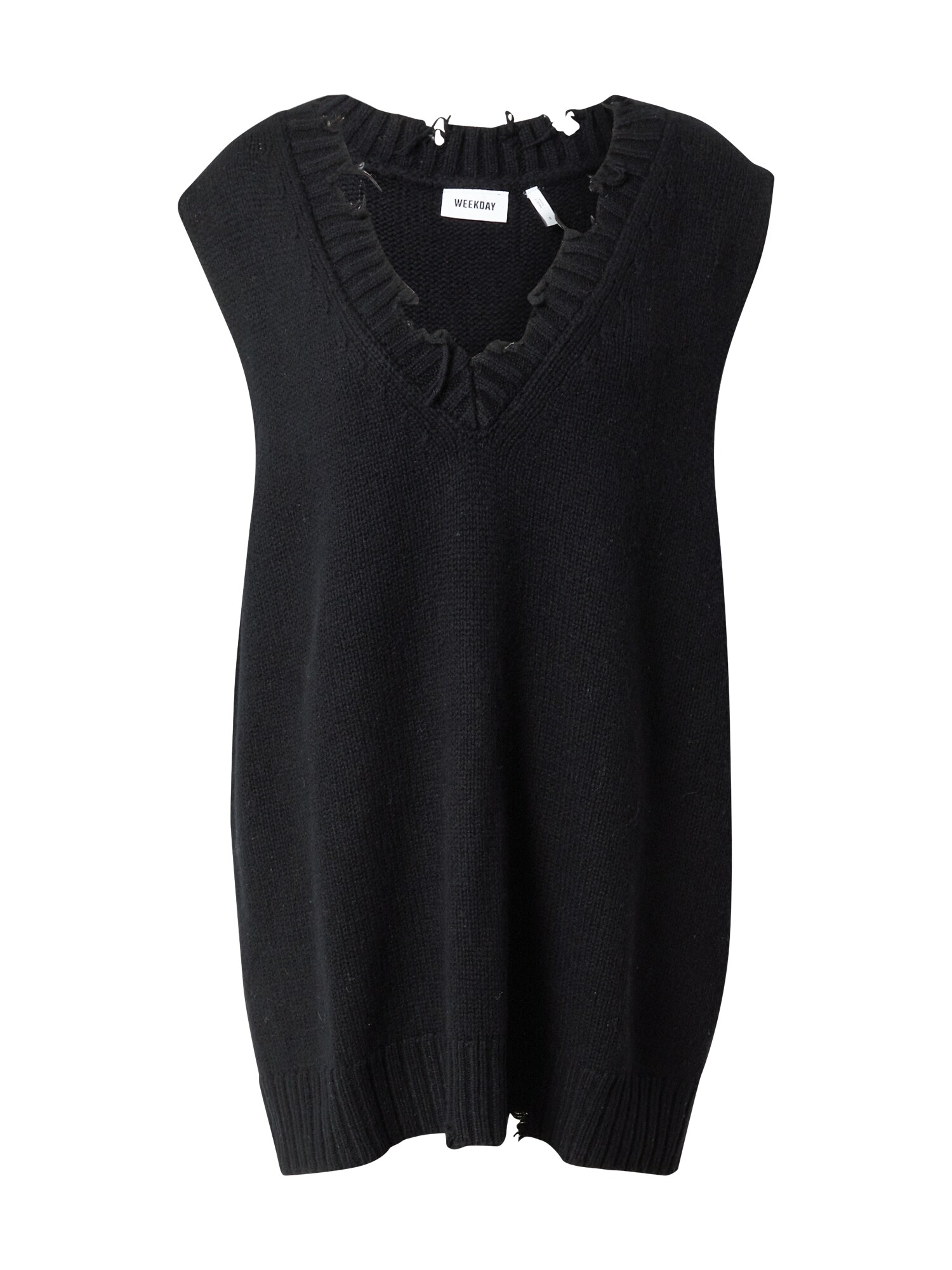 WEEKDAY Oversize sveter  čierna