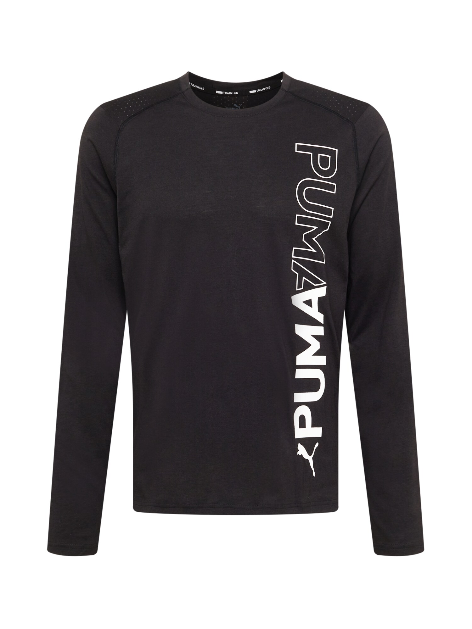 PUMA Funkčné tričko  čierna / biela