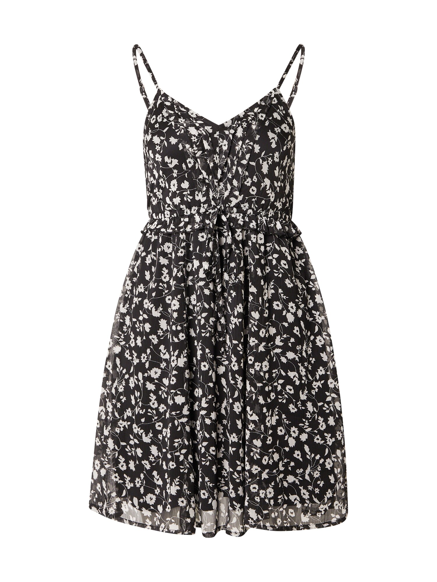 ABOUT YOU Rochie de vară Caroline  negru / alb natural