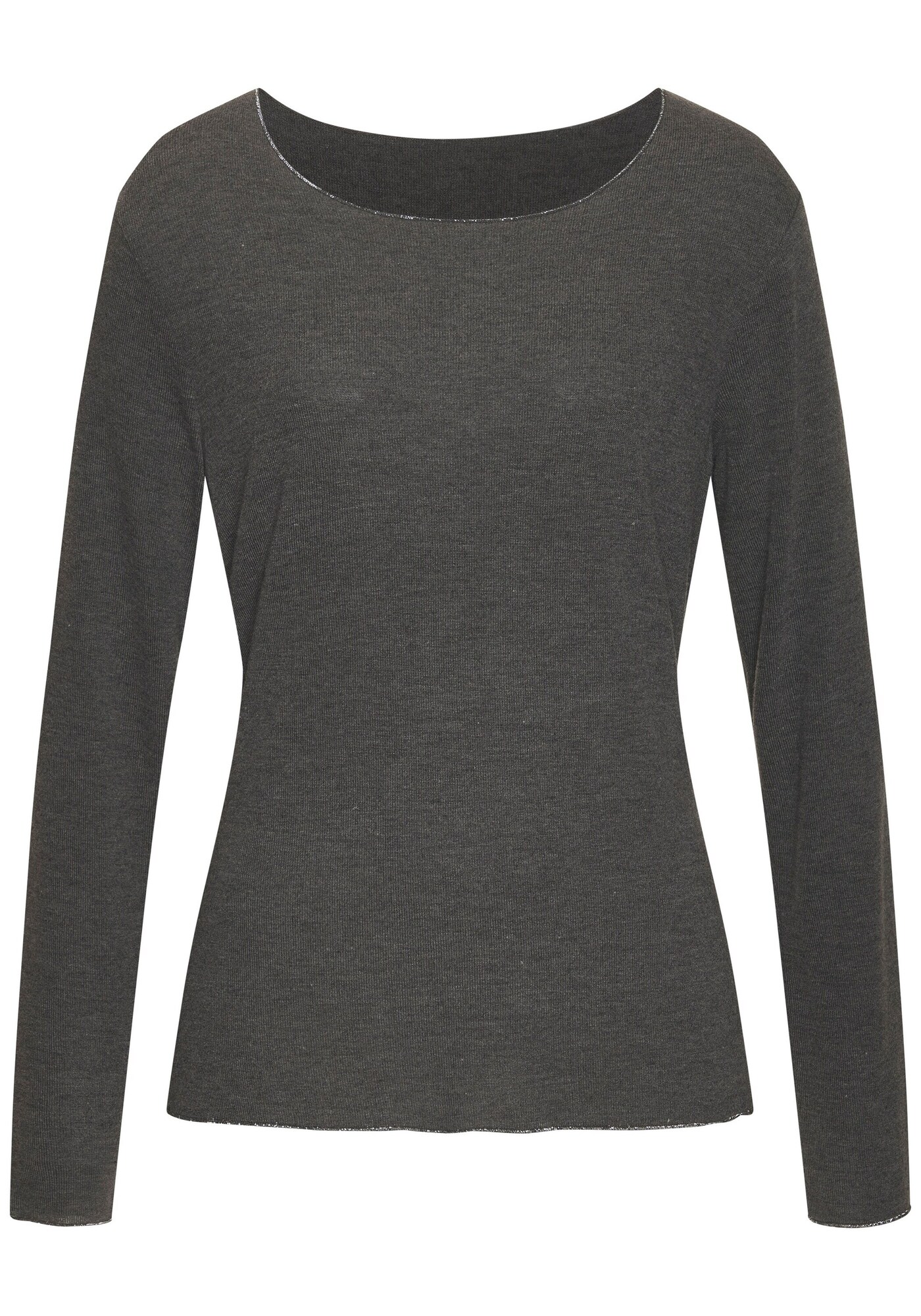 LASCANA Tricou  gri metalic