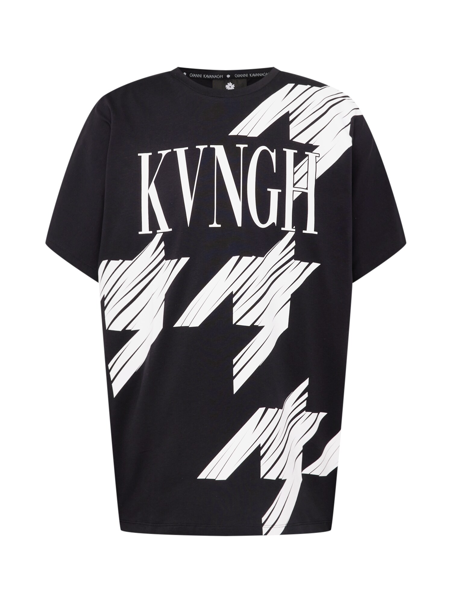 Gianni Kavanagh Camisa 'Black Dynamic'  preto / branco