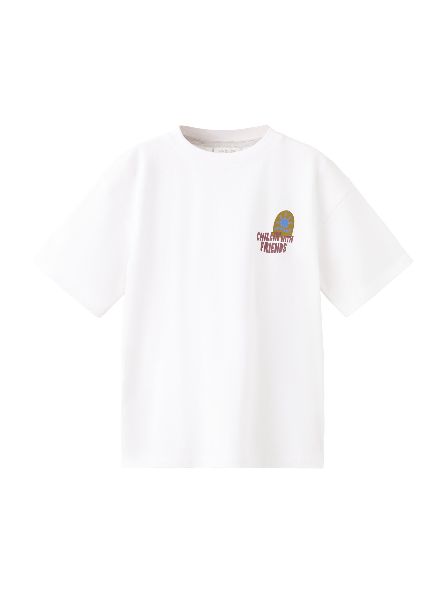 MANGO KIDS Tricou 'SKATE'  albastru regal / galben lămâie / roșu burgundy / alb