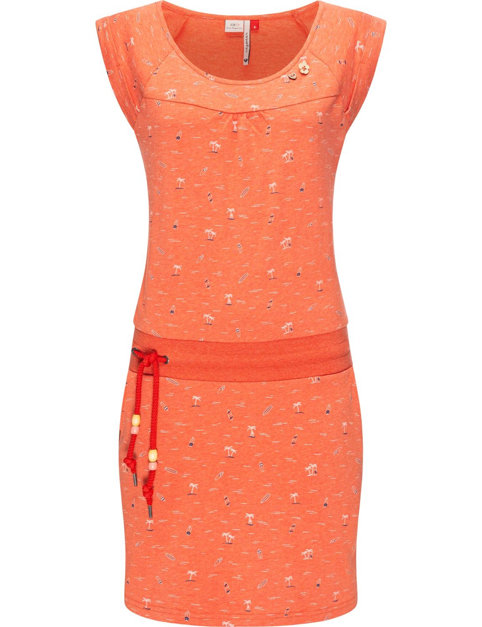Ragwear Rochie de vară Penelope  albastru închis / portocaliu / alb