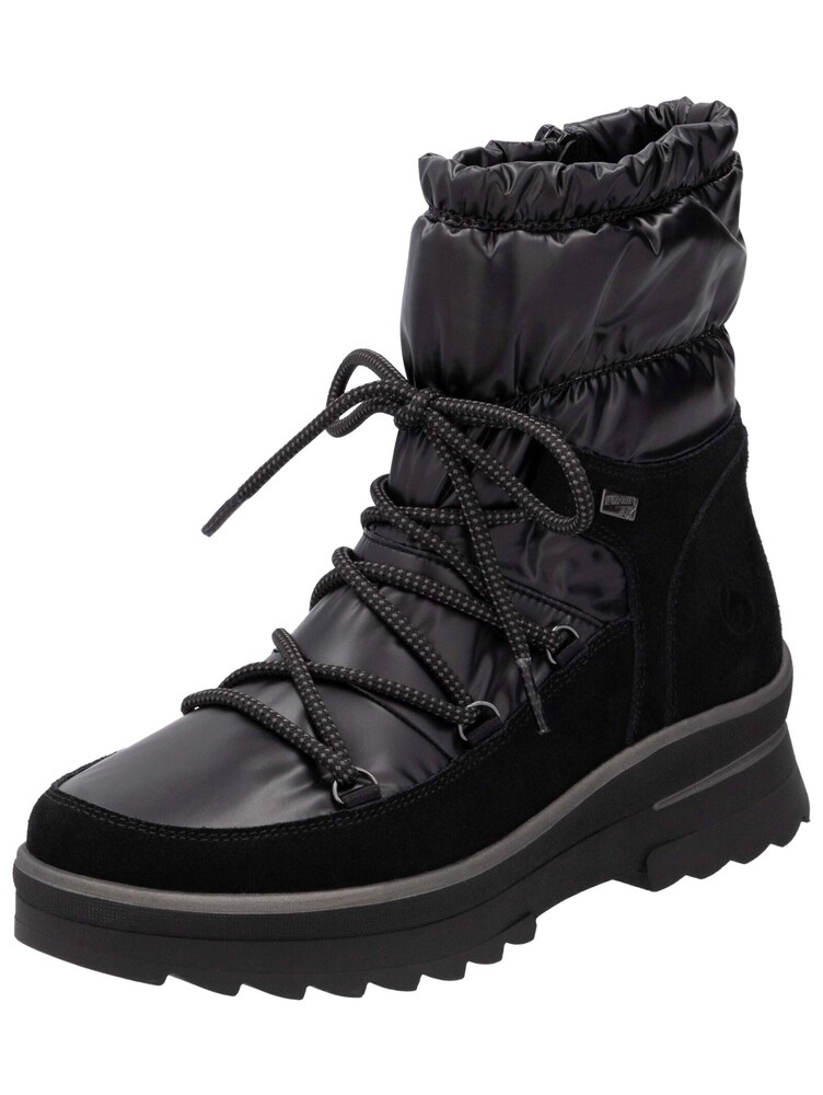 REMONTE Schnürstiefelette Damen Größe 36 schwarz Winterschuhe