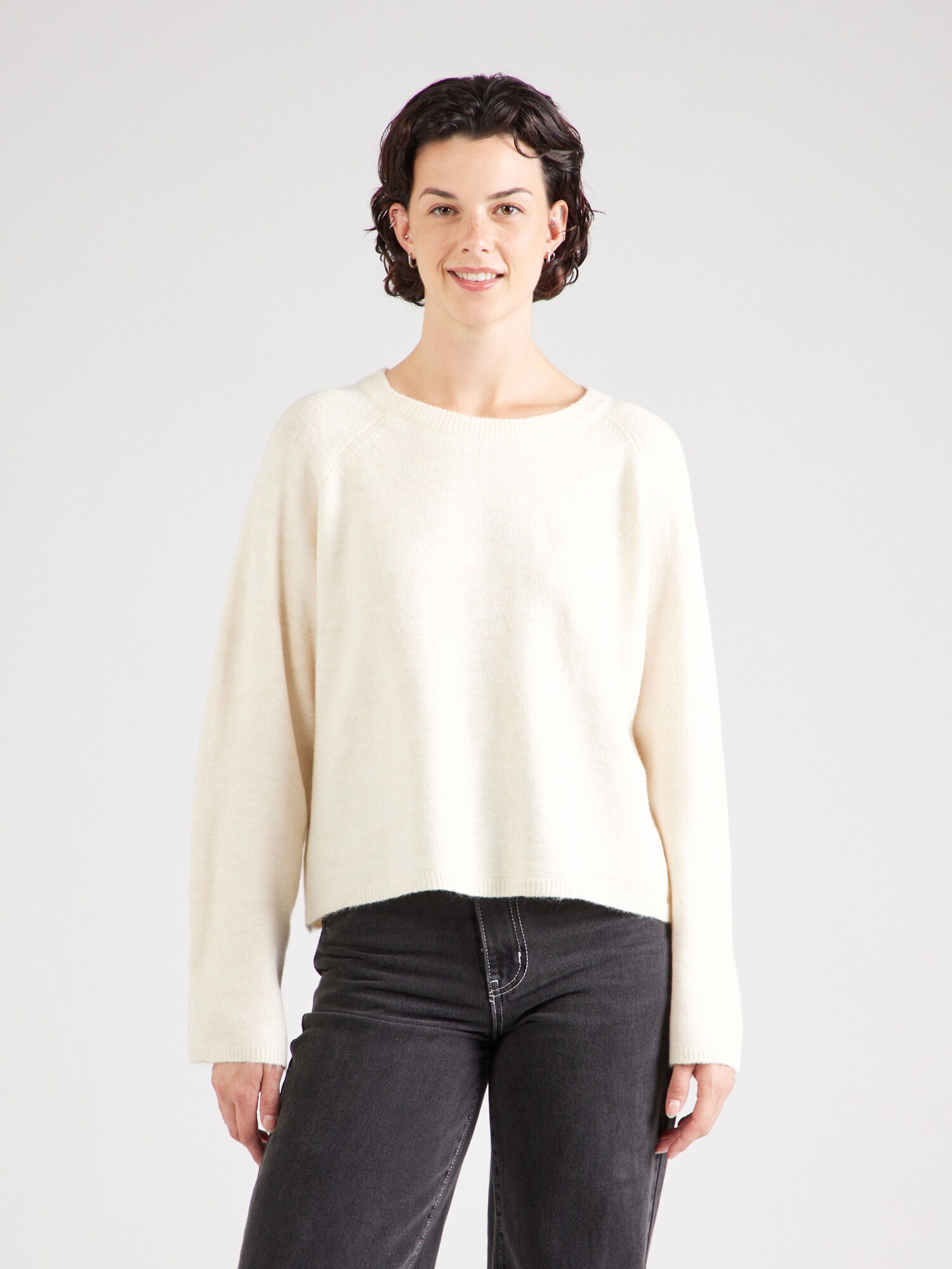 VERO MODA Pulóver 'VMJUPITER'  bézs melír termék 2. képe