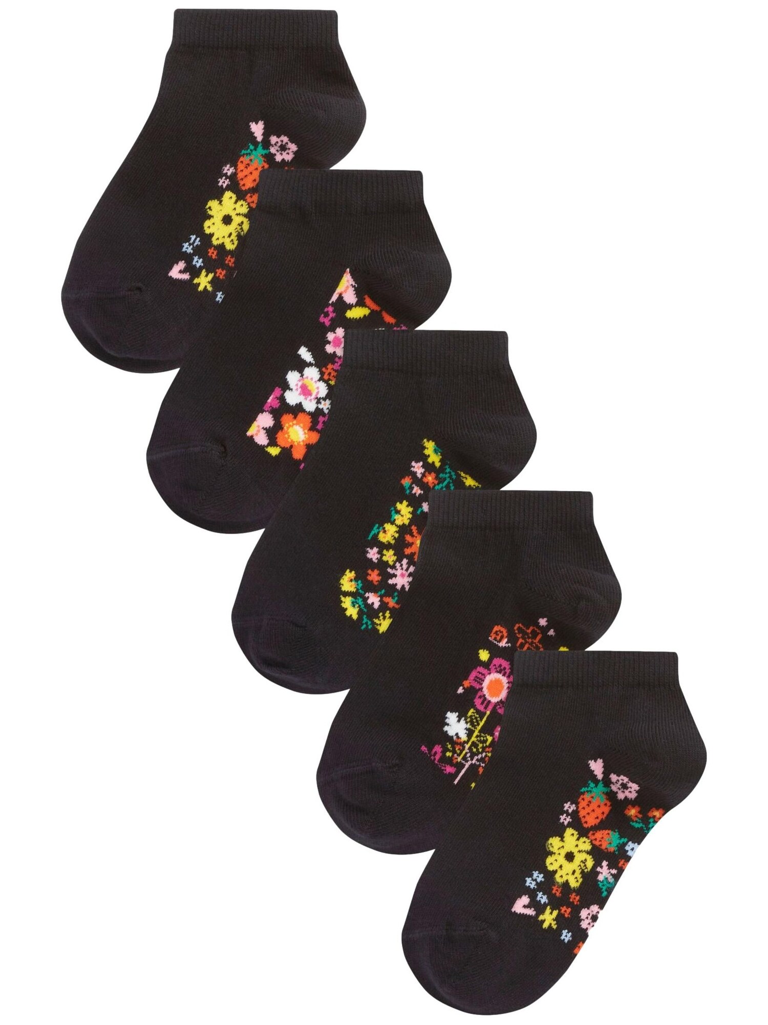 Next Șosete galben miere / verde pin / roșu intens / negru