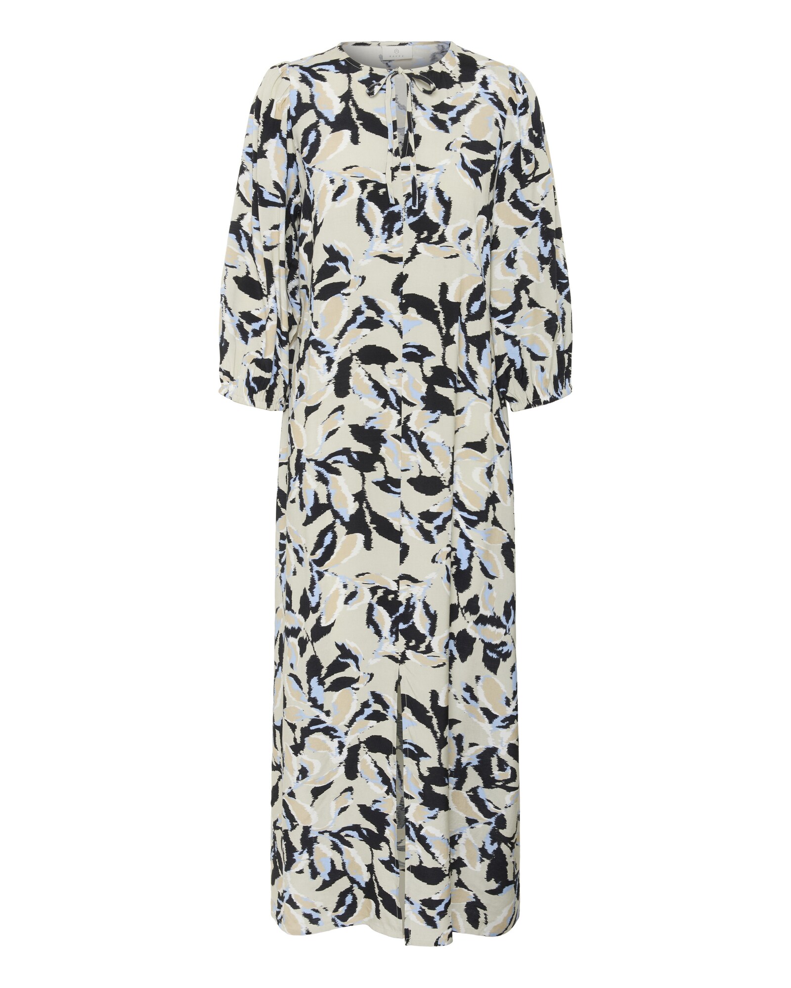 Kaffe Vestido 'Pedra'  ecru / azul claro / negro / blanco