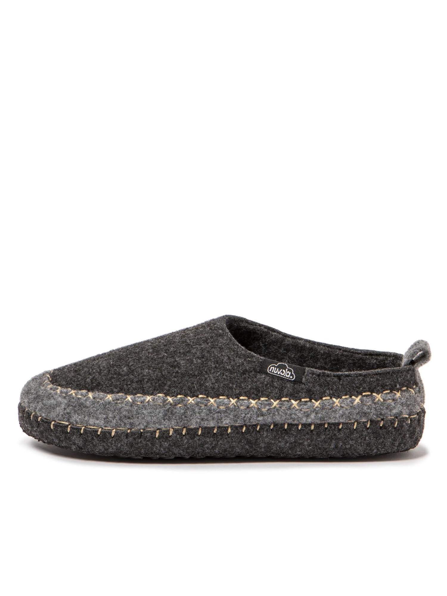Nuvola. Zapatillas de casa 'Ranglan'  gris oscuro