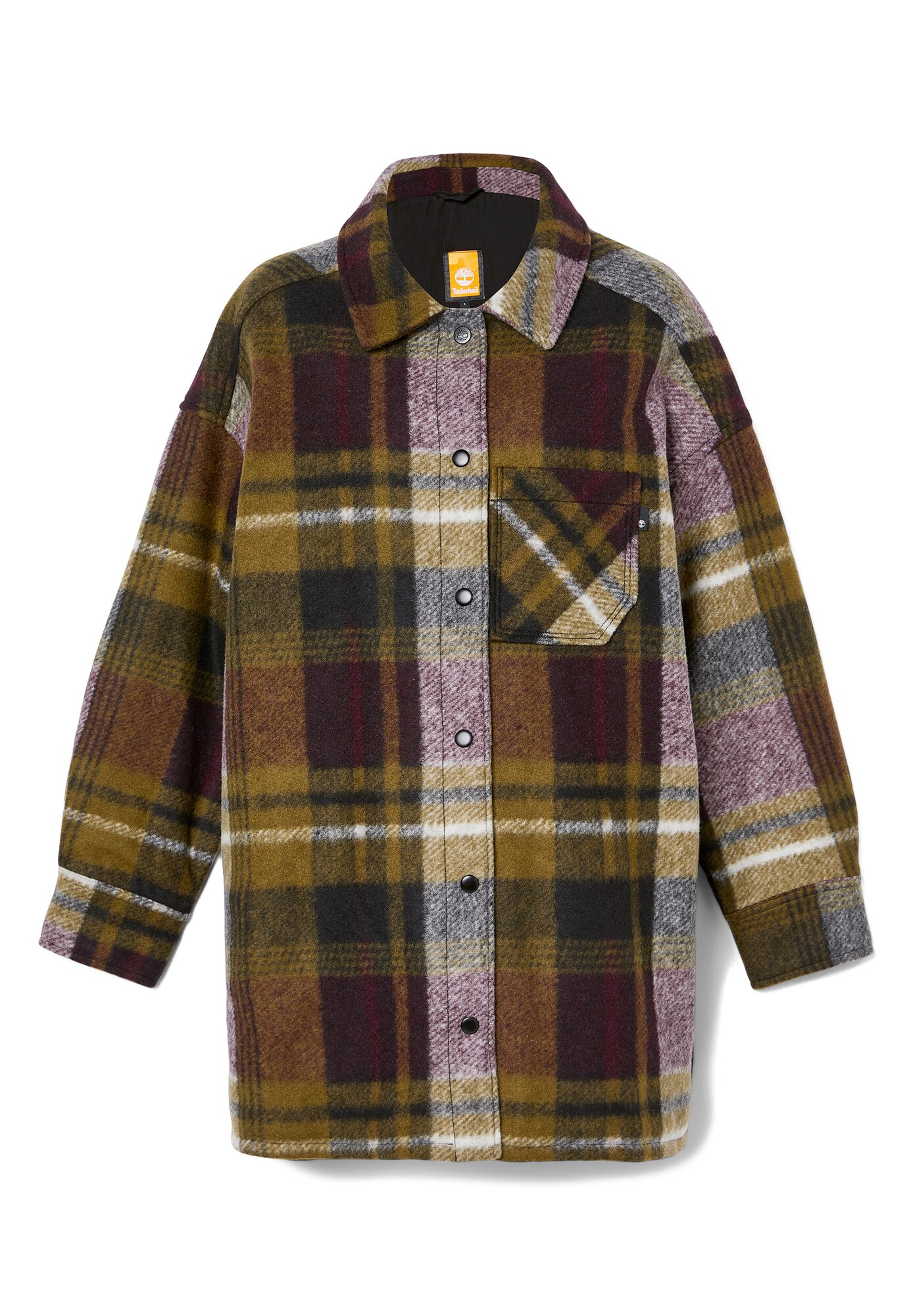 TIMBERLAND Prehodna jakna  bordo / temno rdeča / črna / bela