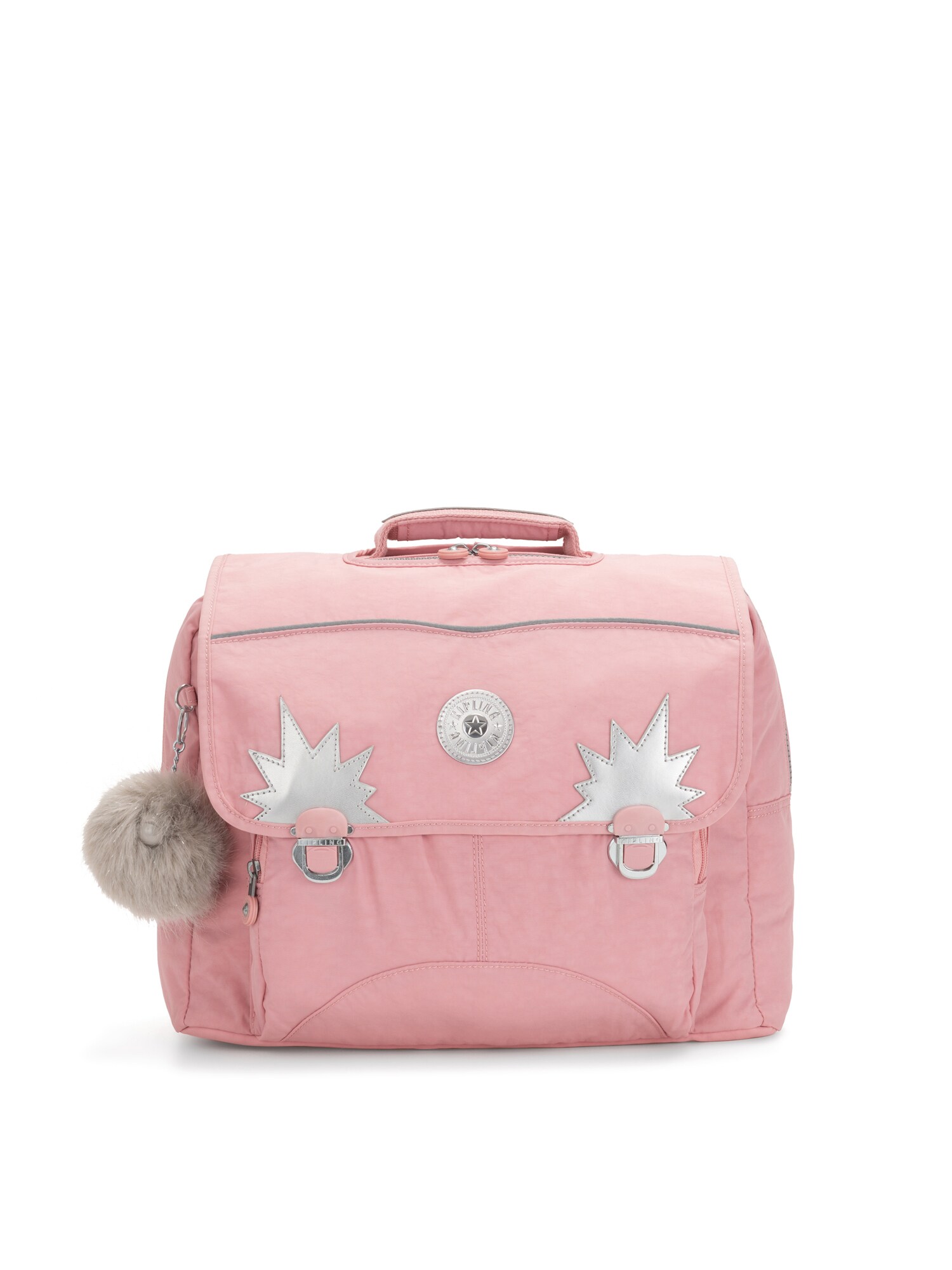 KIPLING Rucsac Iniko  roz / argintiu