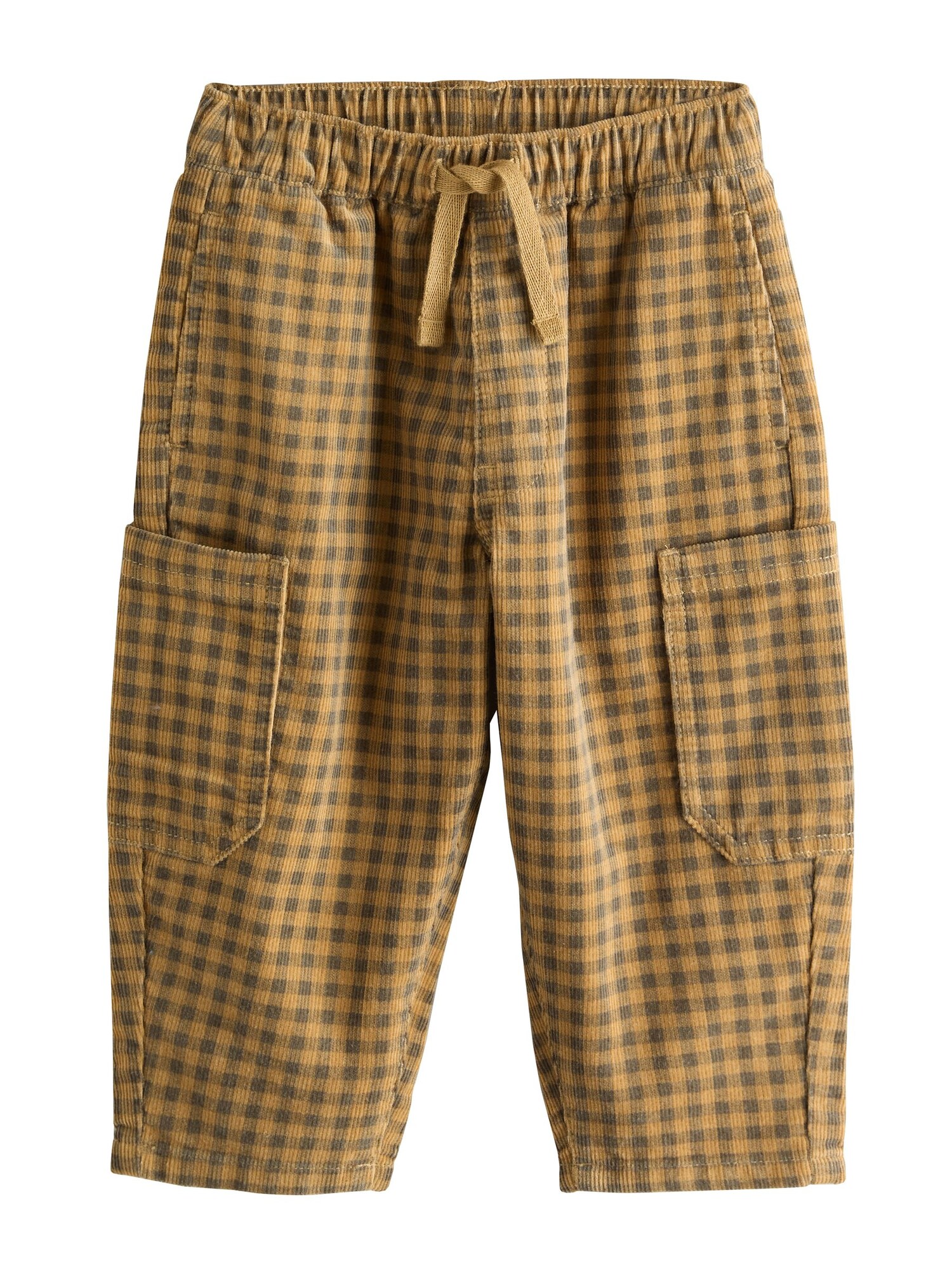 Next Pantaloni galben muștar / gri grafit