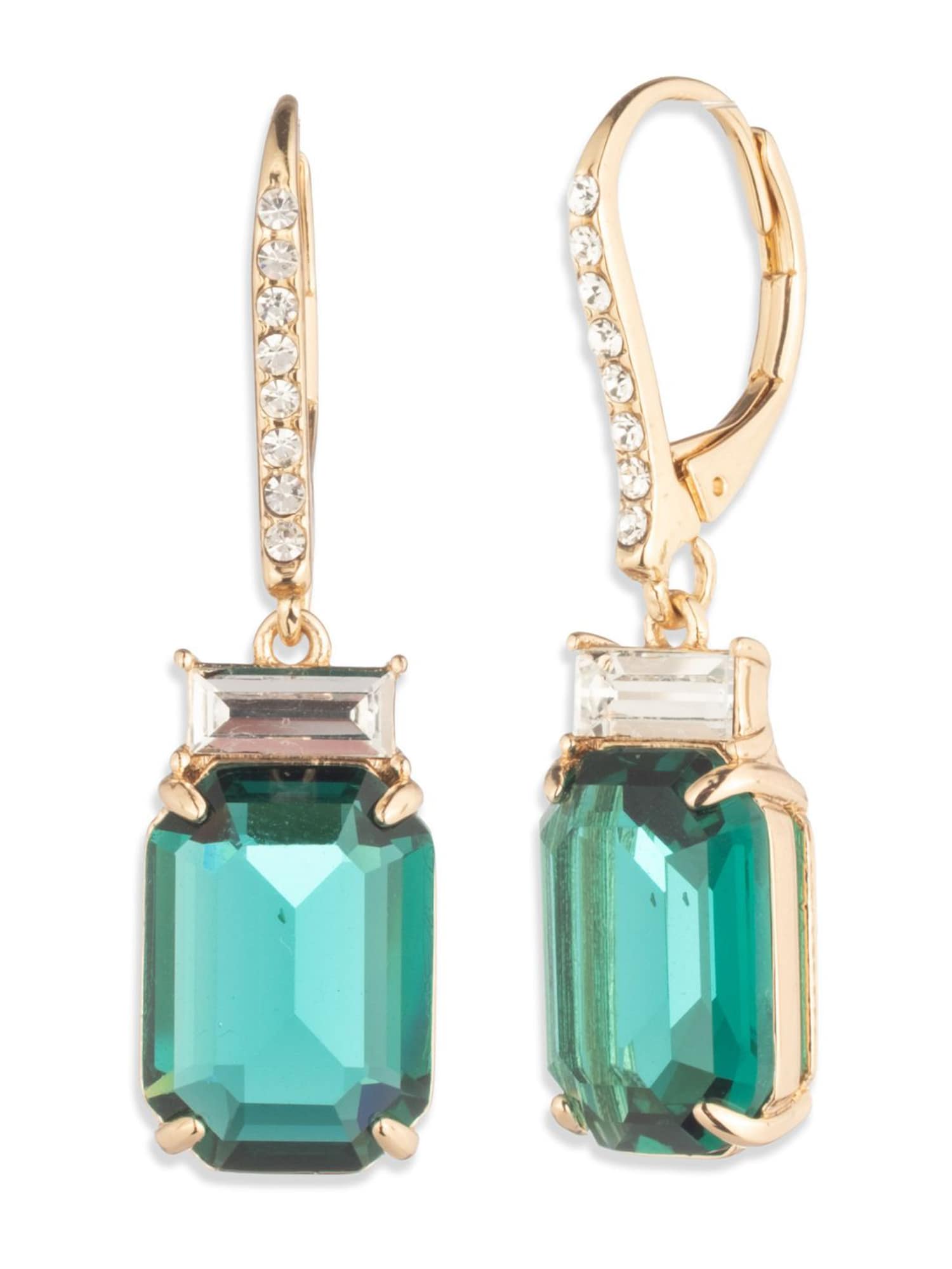 Lauren Ralph Lauren Cercei  auriu / verde smarald