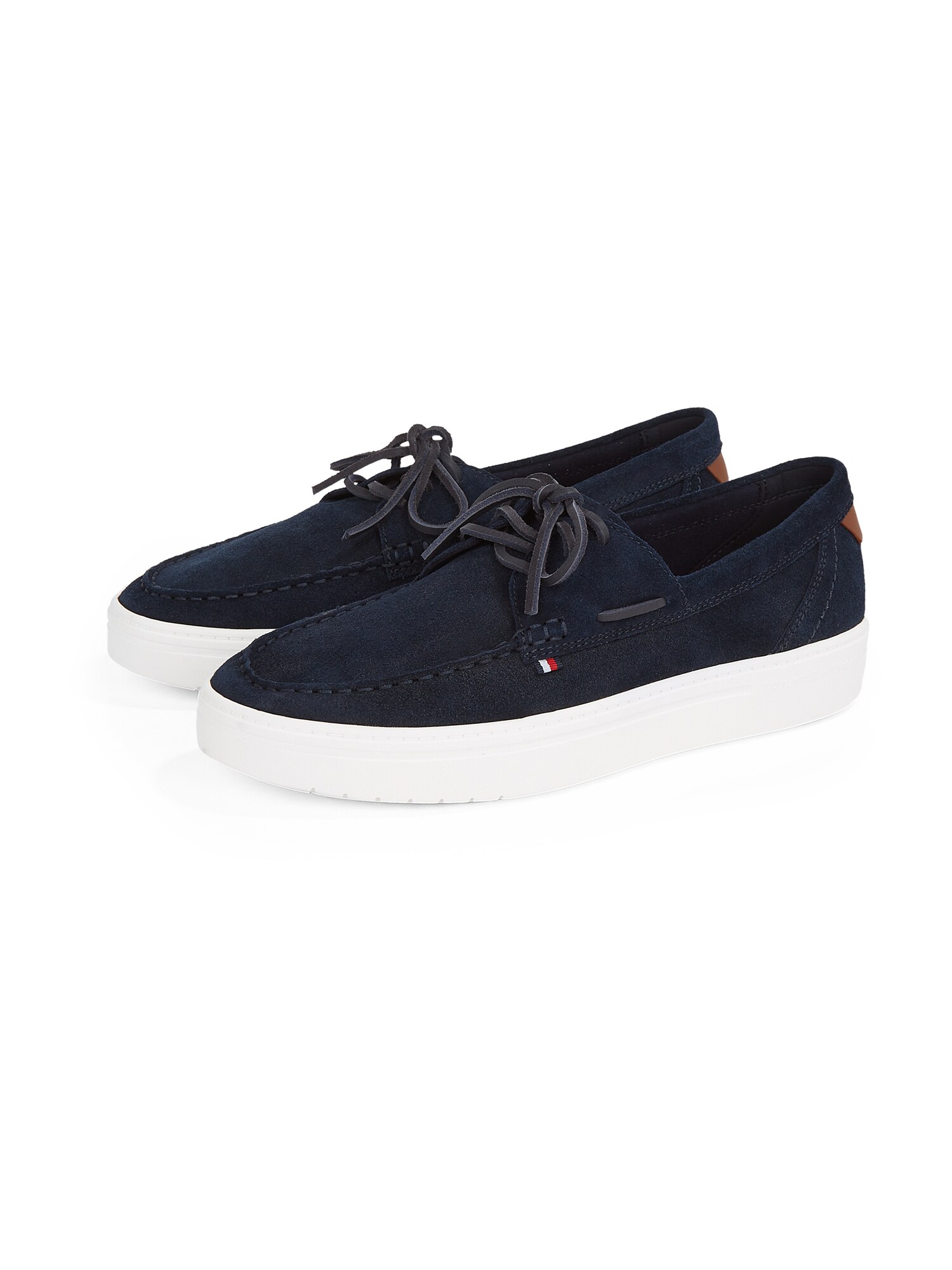 TOMMY HILFIGER Mokaszin  tengerészkék / konyak termék 2. képe
