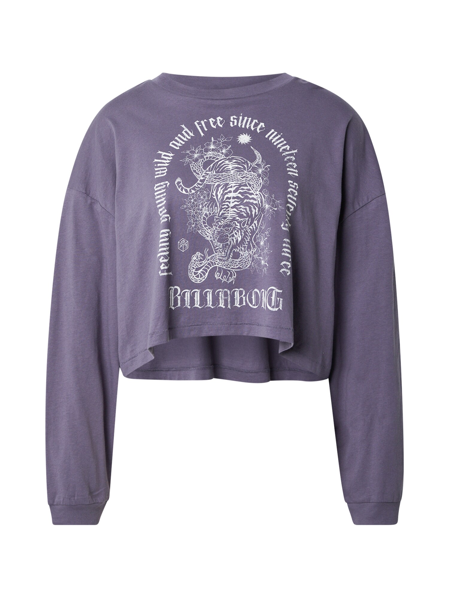 BILLABONG Póló 'FEELING FREE'  világosszürke / sötétszürke akciós termékkép 1