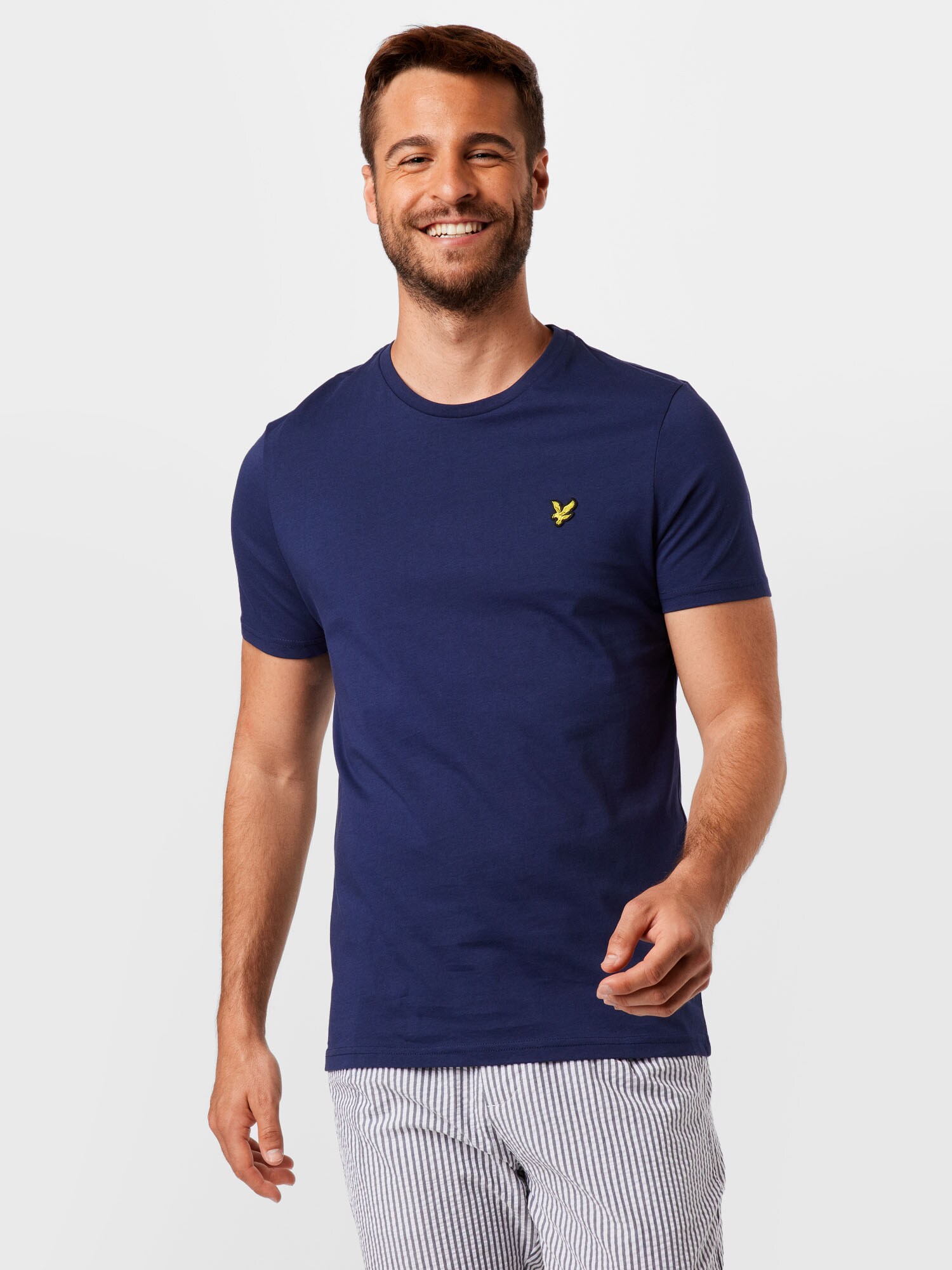 Lyle & Scott Póló  sötétkék / aranysárga / fekete termék 2. képe