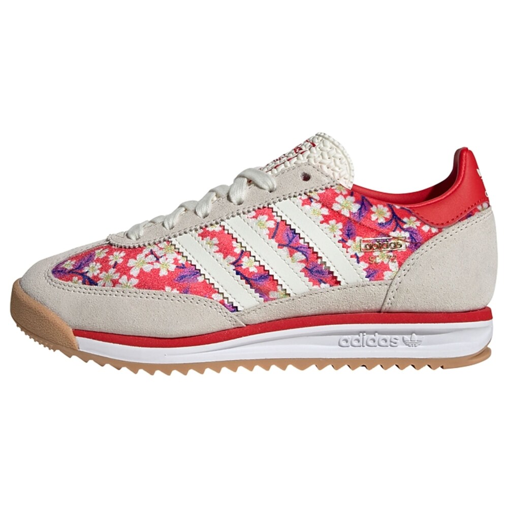 ADIDAS ORIGINALS Sneaker 'SL 72 RS x Liberty London' Jungen Größe 36.5/37 hellbeige / blau / rot / offwhite