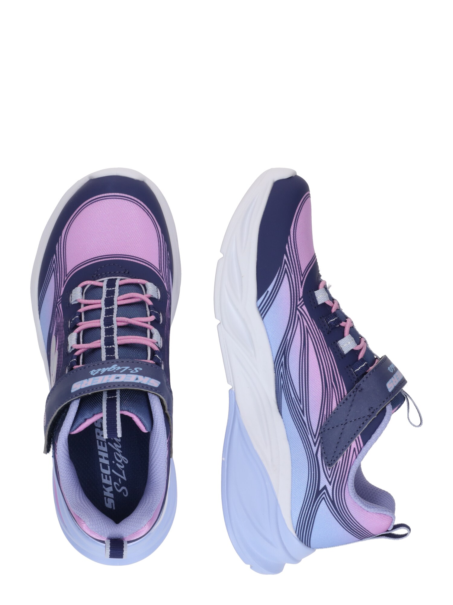 SKECHERS Sportcipő 'COSMIC GLOW'  kék / tengerészkék / sötétszürke / orchidea termék 2. képe