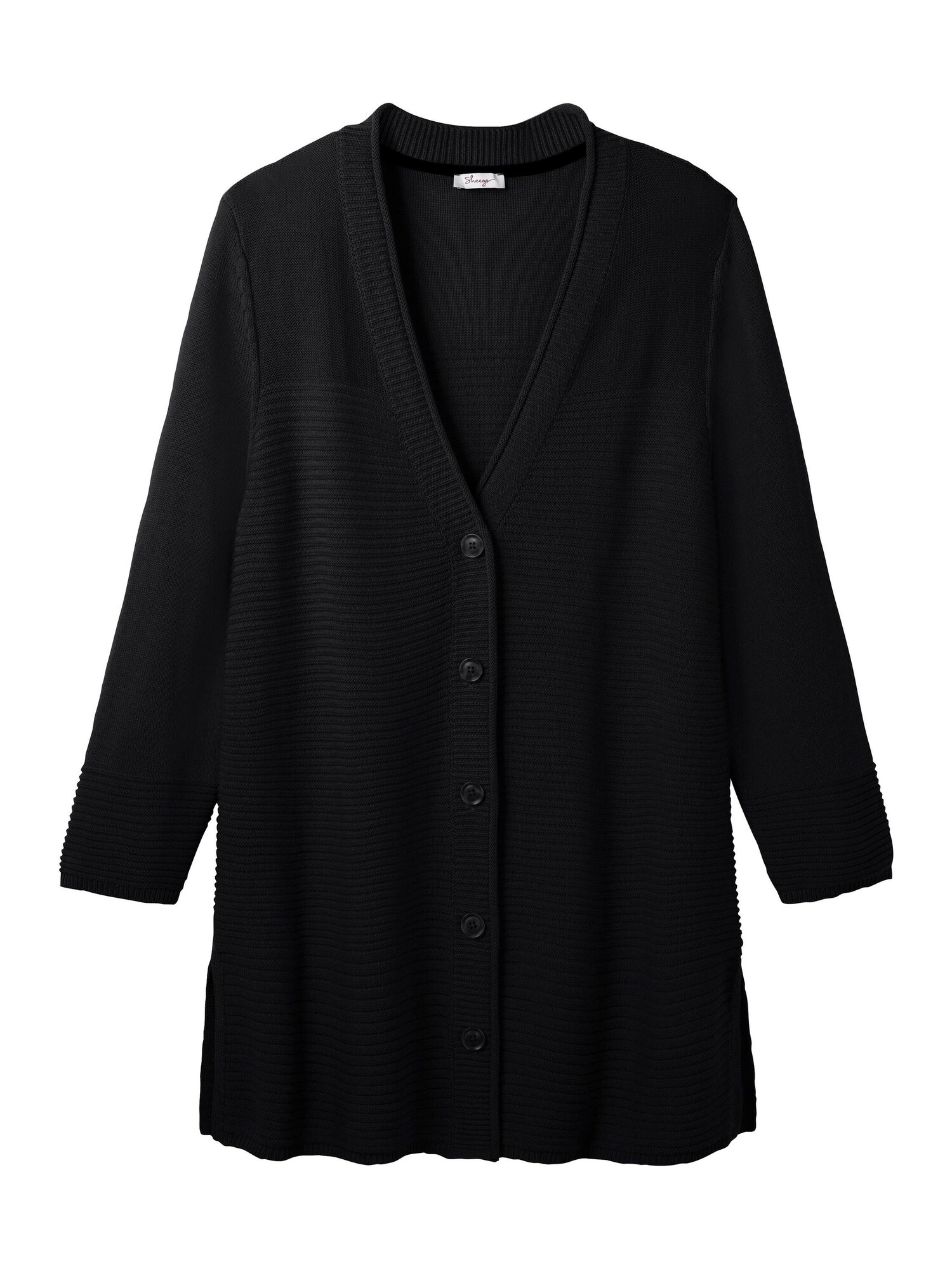 SHEEGO Geacă tricotată  negru