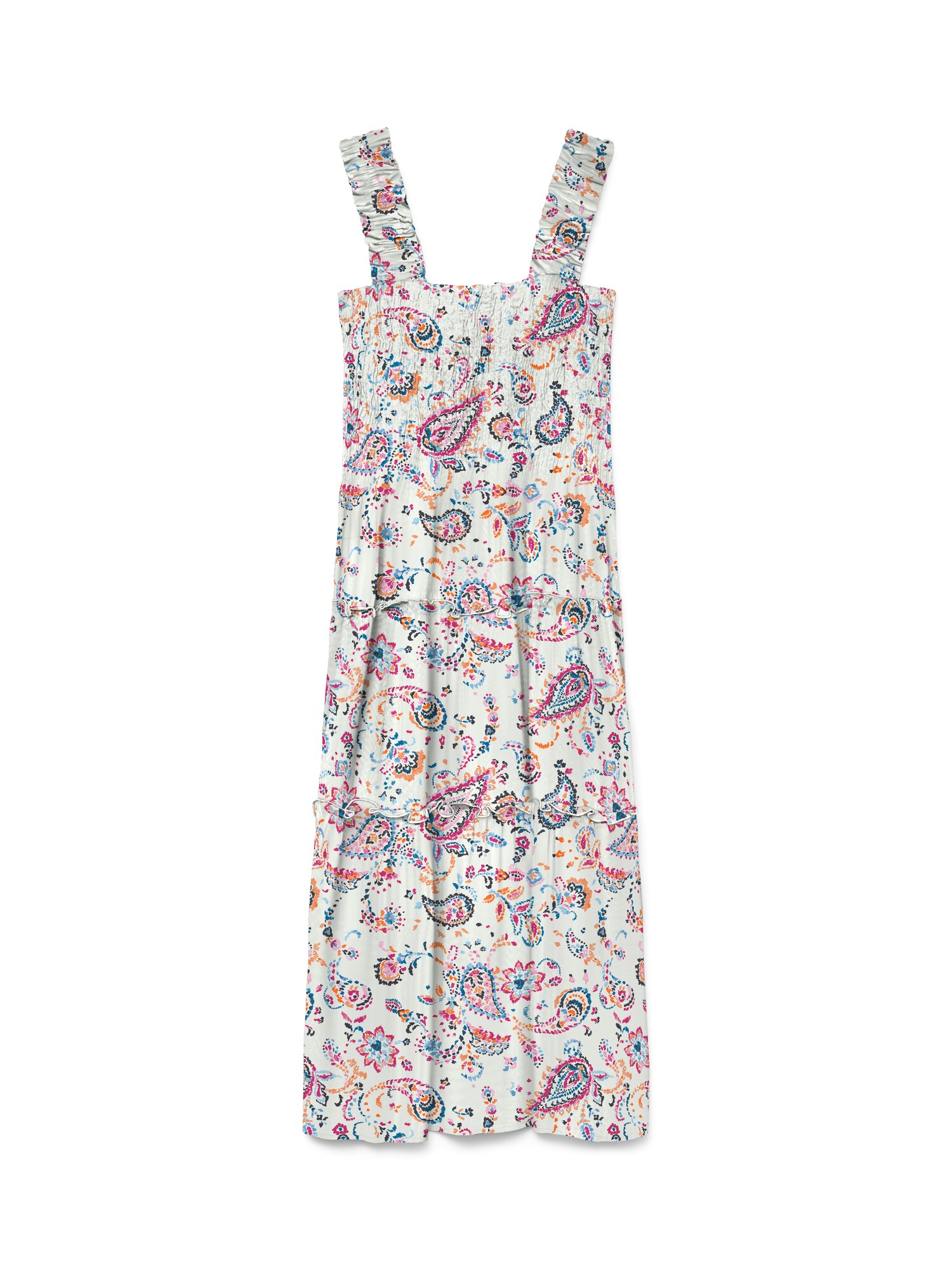 VERO MODA Rochie de vară VMMenny  azur / portocaliu / fucsia / alb