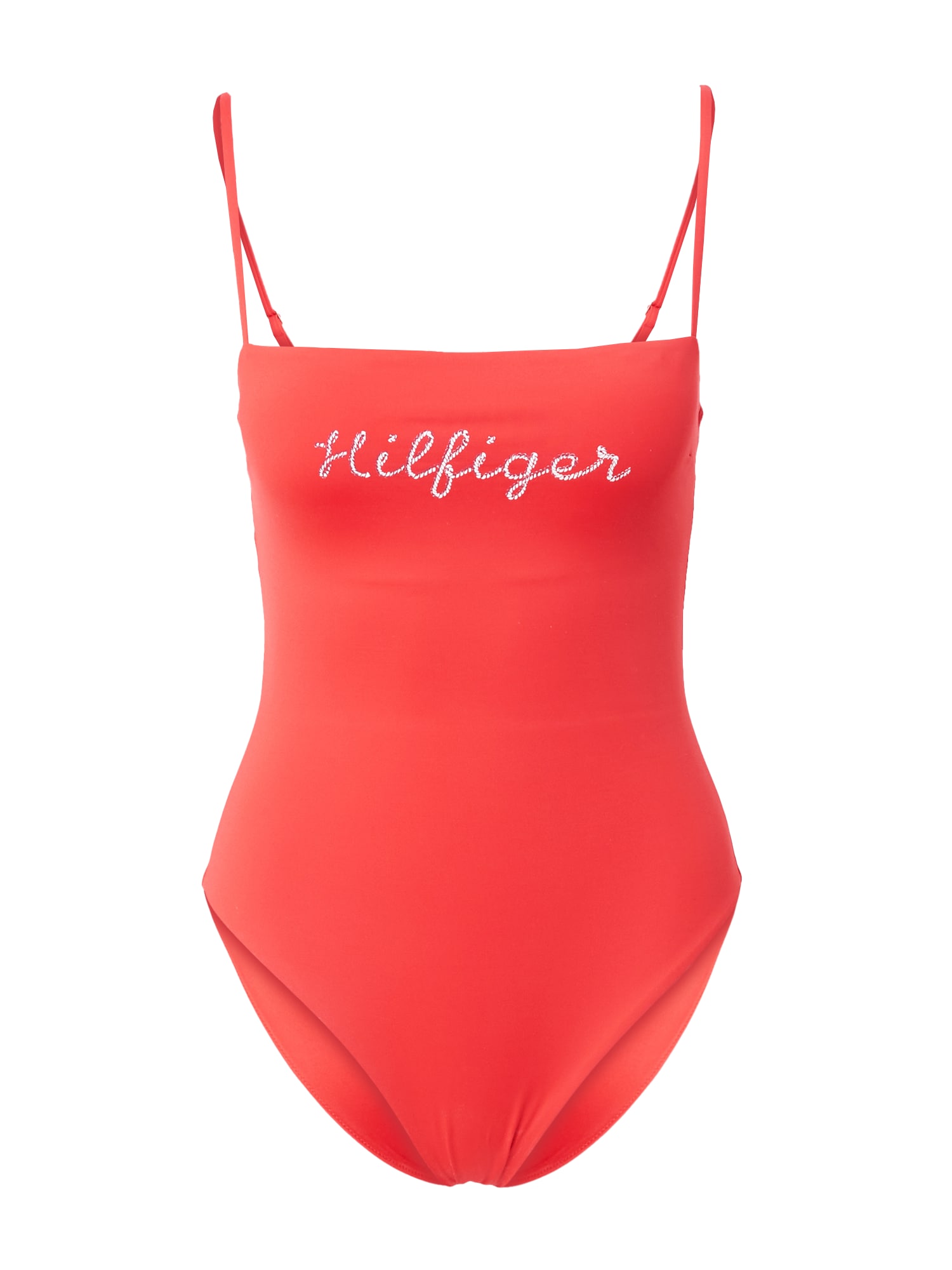 Tommy Hilfiger Underwear Jednodijelni kupaći kostim  ciglasto crvena / srebro