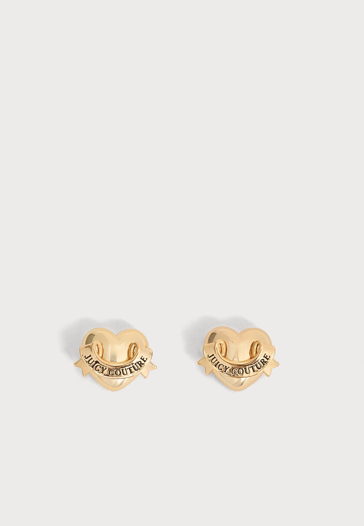 Juicy Couture Cercei Heart Stud Earrings auriu