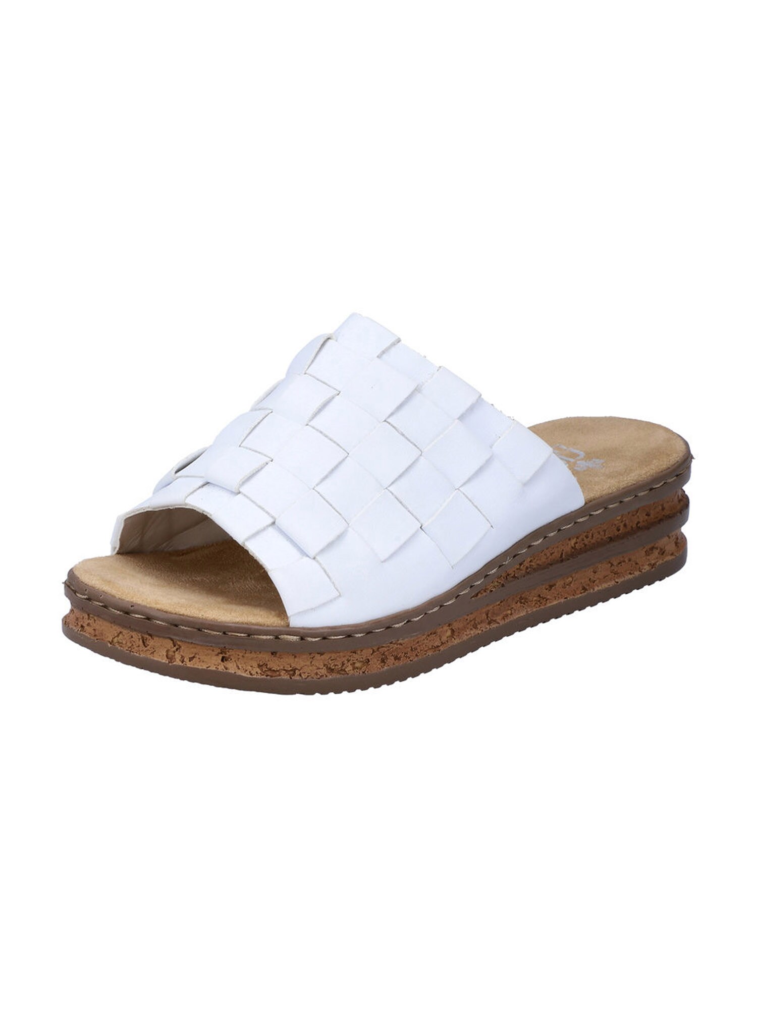 Rieker Rieker Pantolette weiß