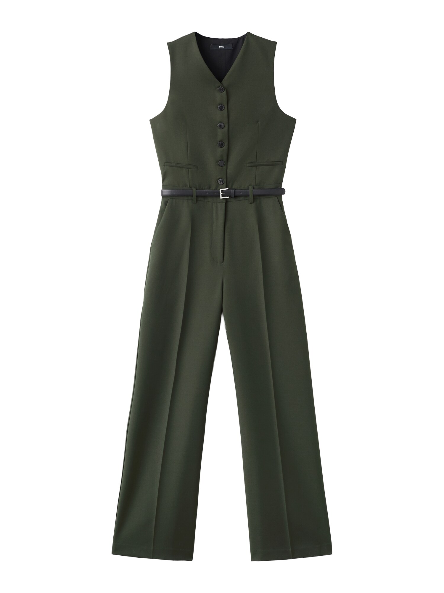 MANGO Salopeta Eune  verde închis