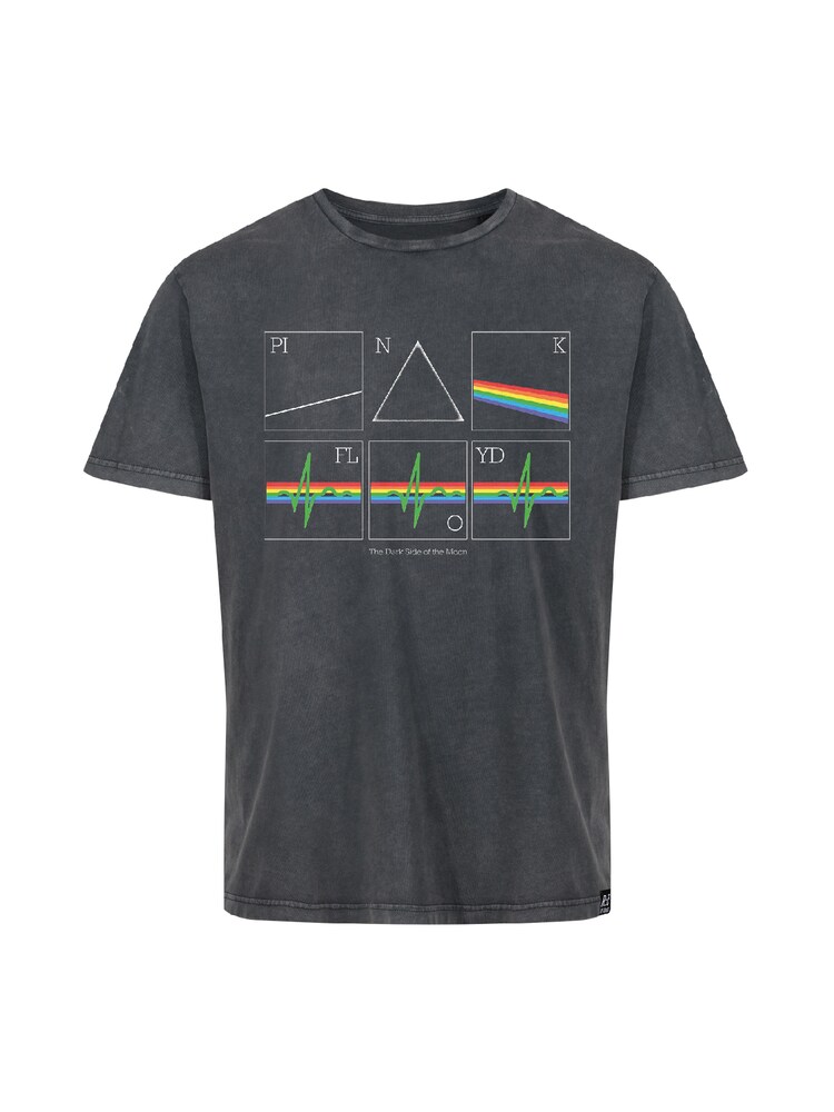Recovered T-Shirt 'Pink Floyd Periodic Dark Side Of The Moon' Damen Größe XL grau