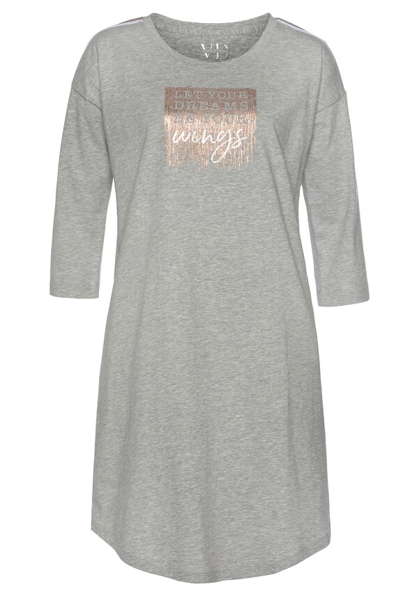 VIVANCE, Noční košilka, šedá, obrázek 3 z 7