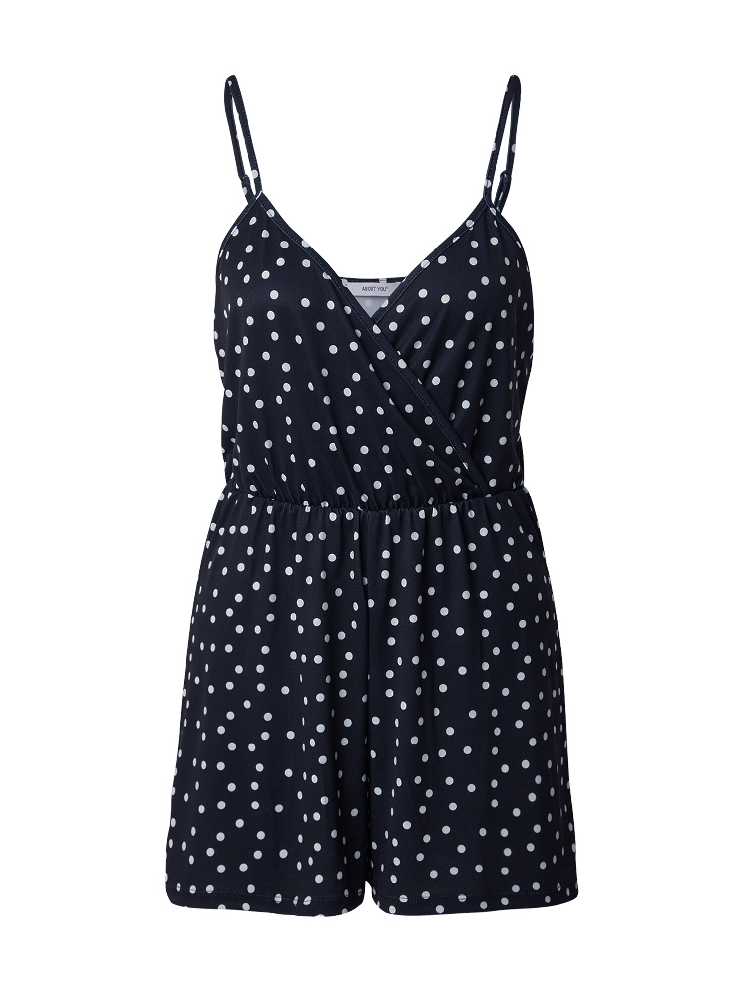 ABOUT YOU Salopeta Jessica  negru / alb