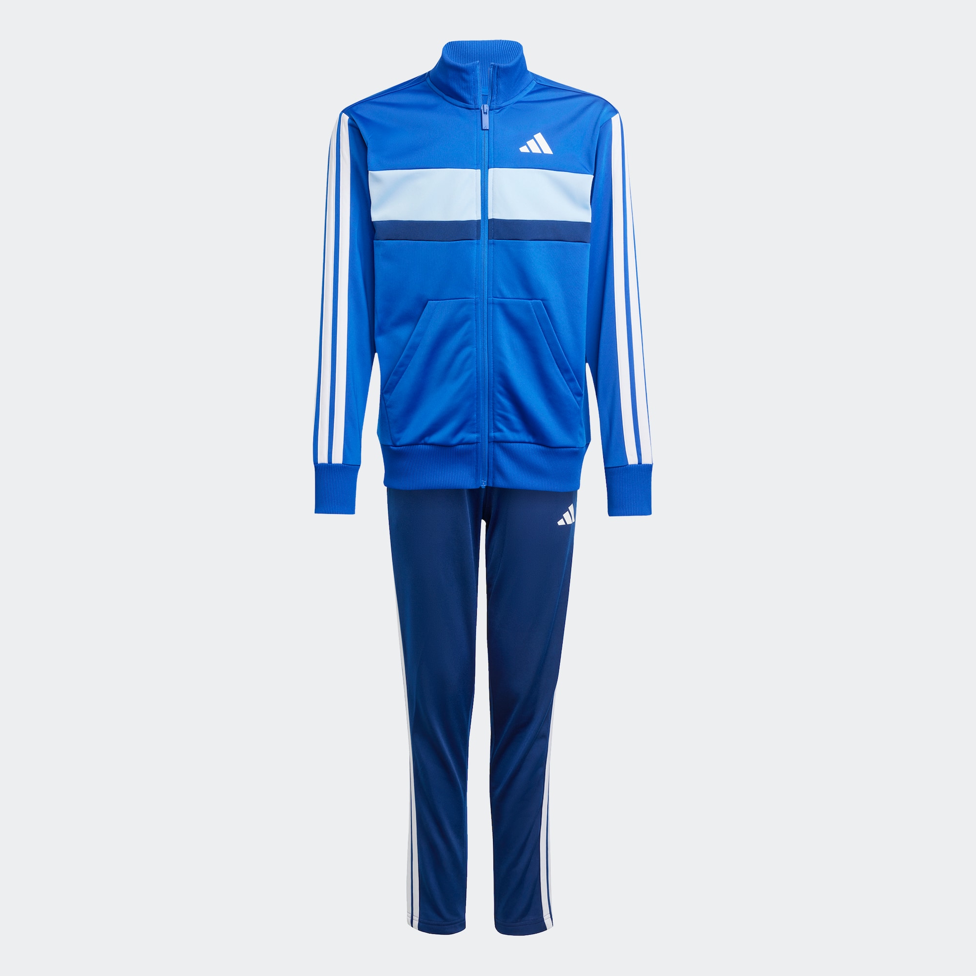 ADIDAS SPORTSWEAR Costum de trening Seasonal Essentials Tiberio  bleumarin / albastru regal / albastru deschis / alb