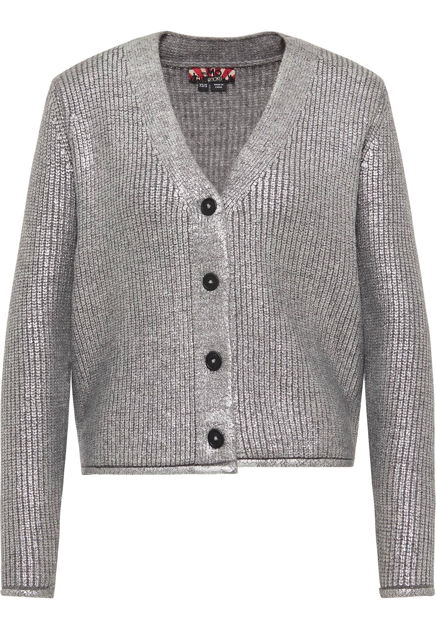 myMo ROCKS Geacă tricotată  gri argintiu