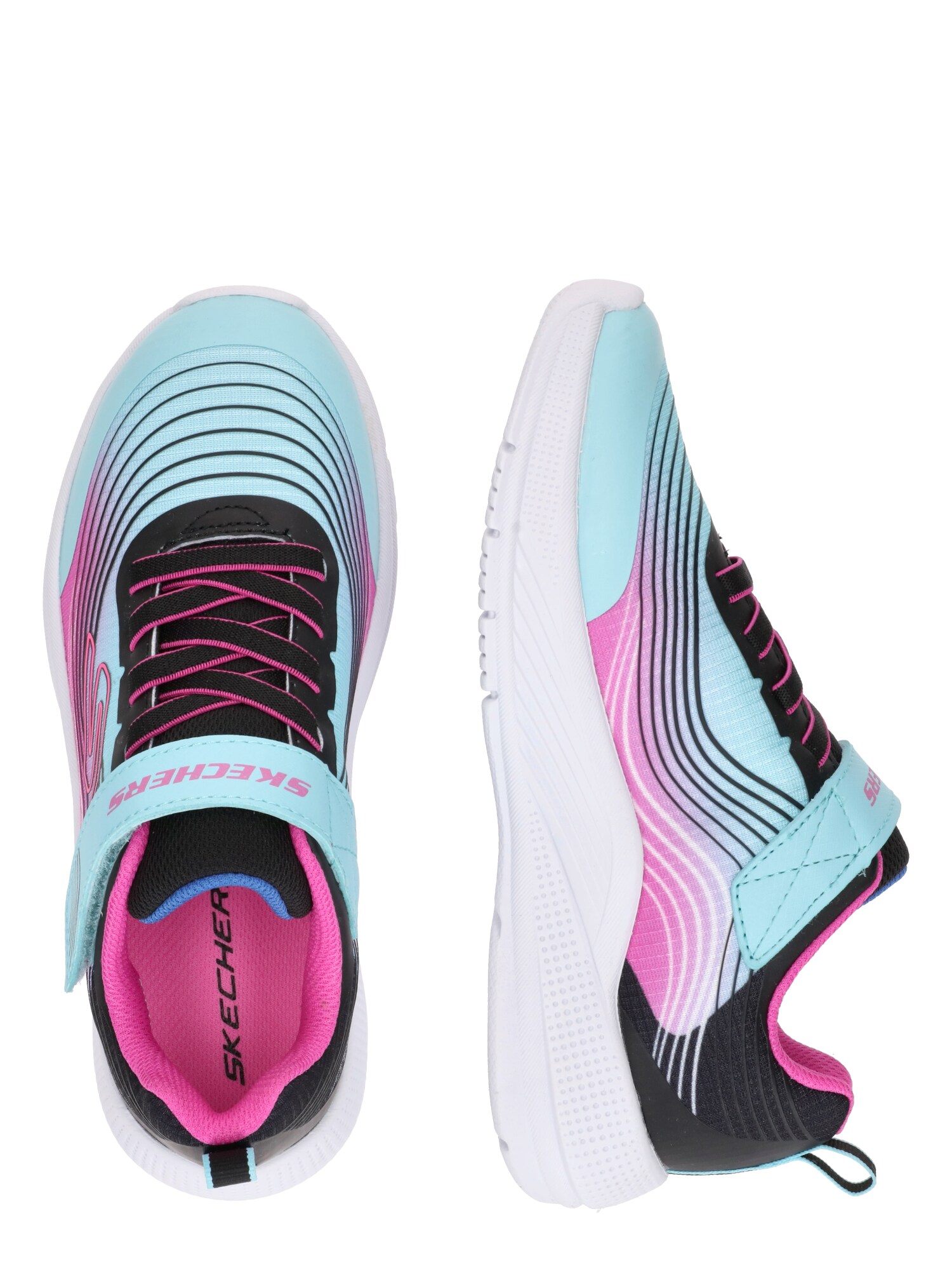 Skechers Kids Sportcipő 'MICROSPEC ADVANCE'  világoskék / fukszia / fekete termék 2. képe