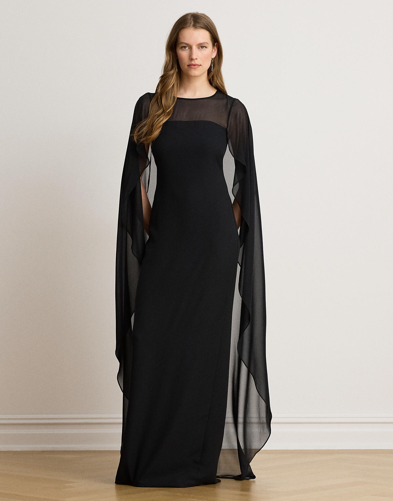 Lauren Ralph Lauren Vestido de noche  negro – imagen 4