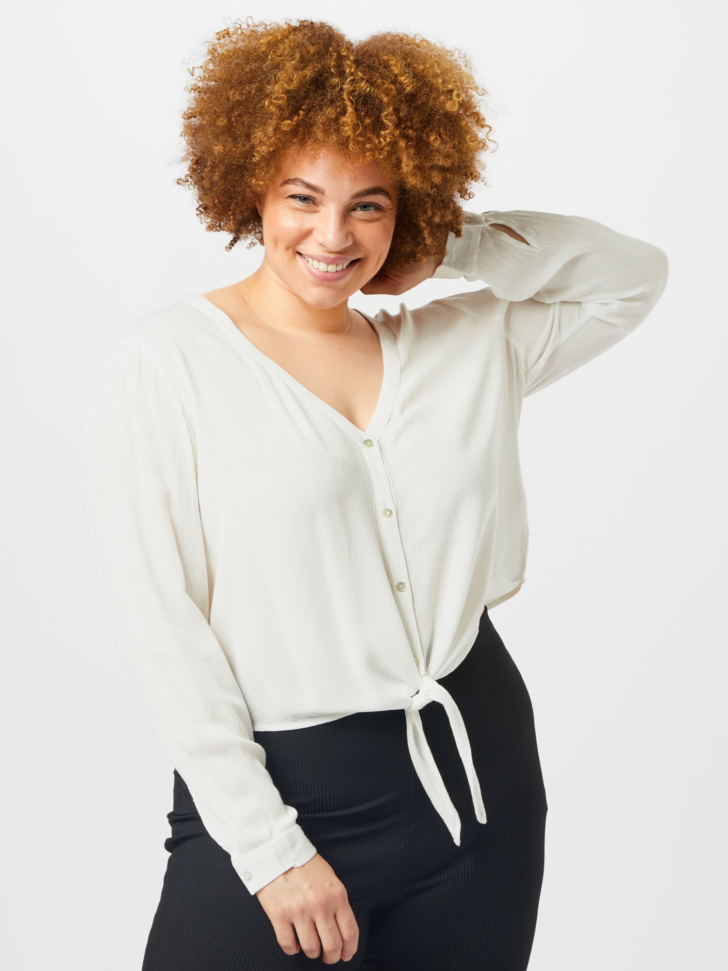 ABOUT YOU Curvy Blúz 'Dylane'  fehér termék 2. képe