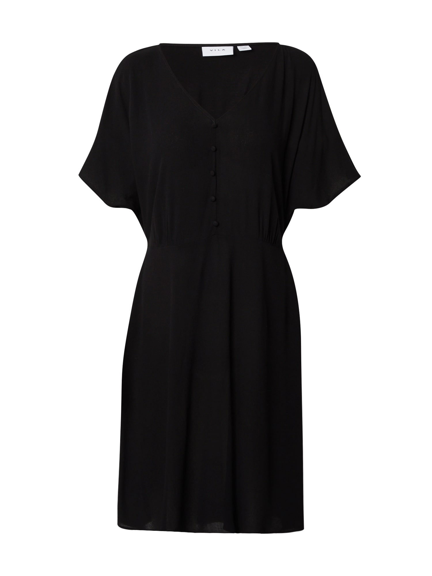 VILA Letné šaty 'MOASHLY'  čierna