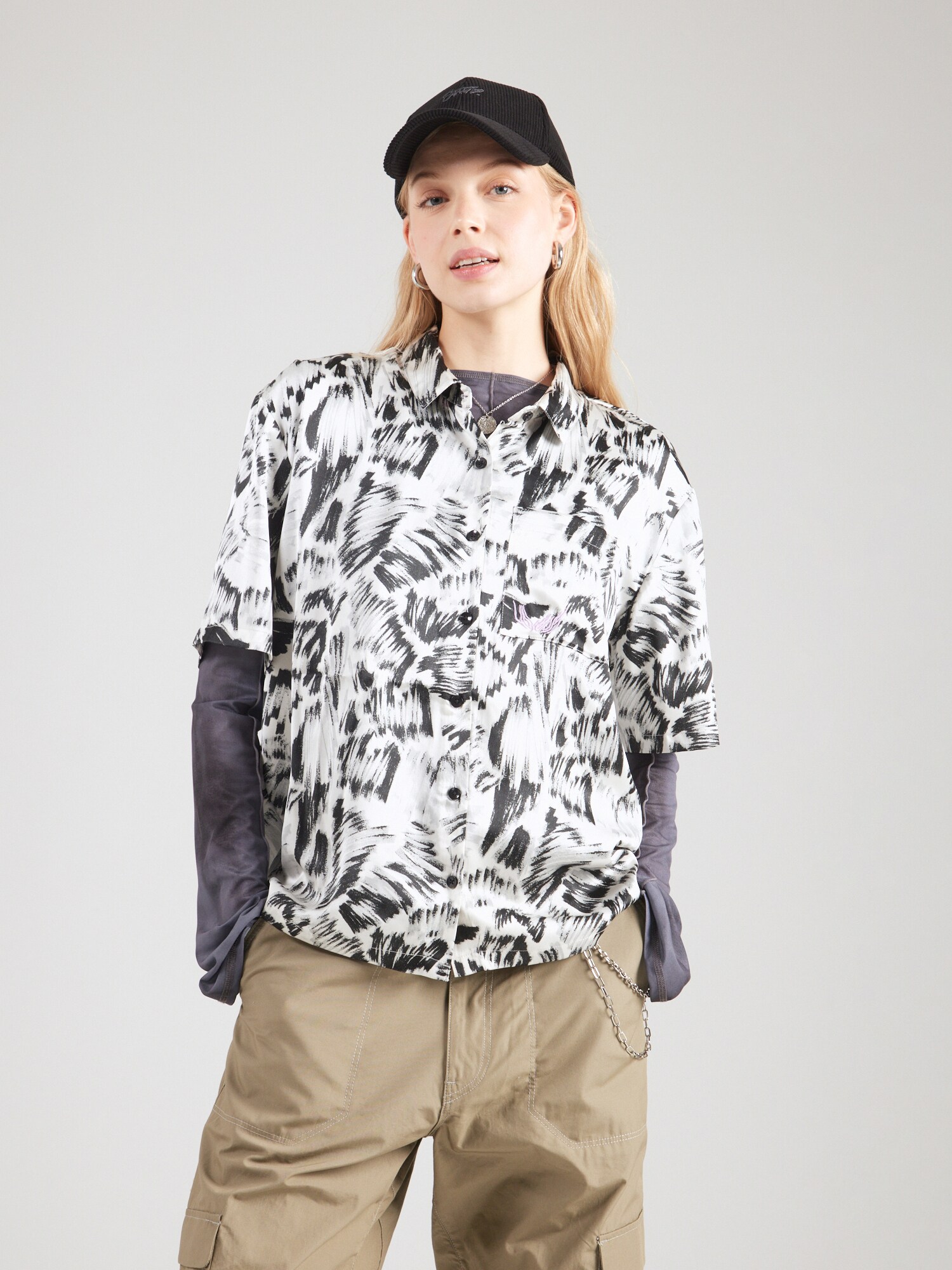 Volcom Blúz 'ALIX'  fekete / fehér termék 2. képe