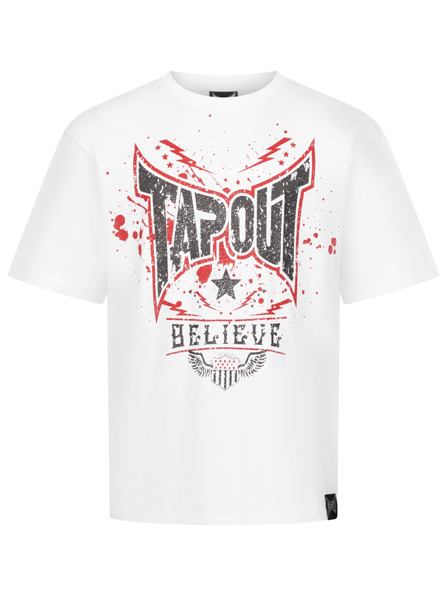 Tapout Póló 'DOYLEN '  piros / fekete / fehér akciós termékkép 1