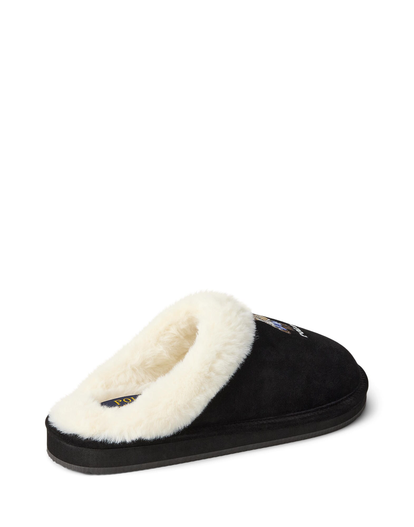Polo Ralph Lauren Zapatillas de casa 'KAYLEIGH' azul / marrón / negro / blanco lana – imagen 2