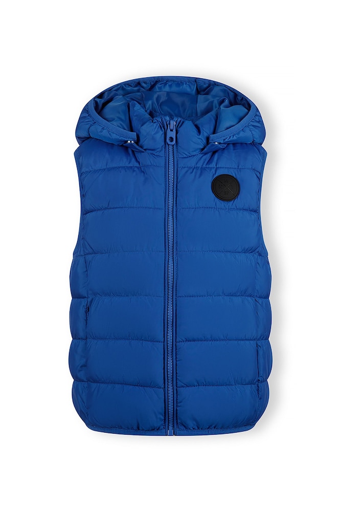 MINOTI Weste Jungen Größe 122/128 kobaltblau / schwarz