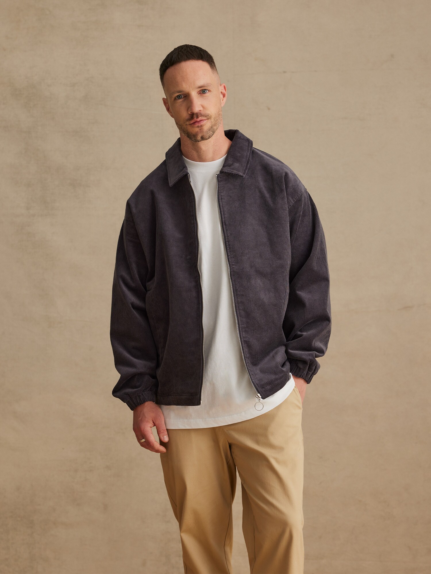 DAN FOX APPAREL Átmeneti dzseki 'Batuhan'  antracit termék 2. képe