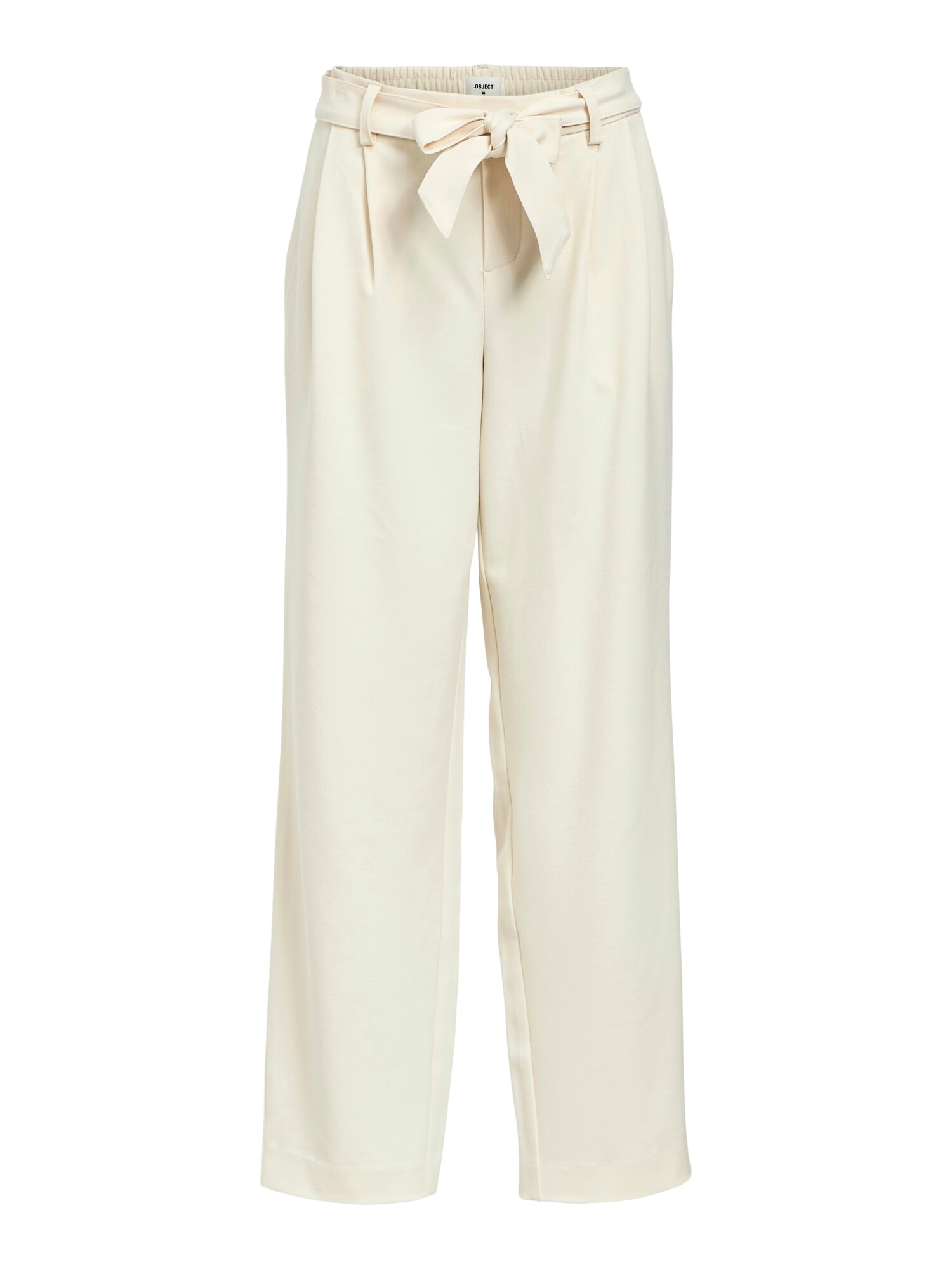 OBJECT Pantaloni cutați Lisa  ecru