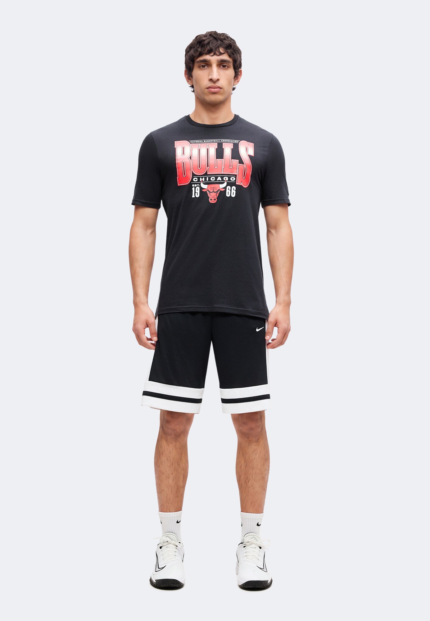 NEW ERA Camiseta 'NBA ARCH CHIBUL'  rojo / negro / blanco – imagen 4