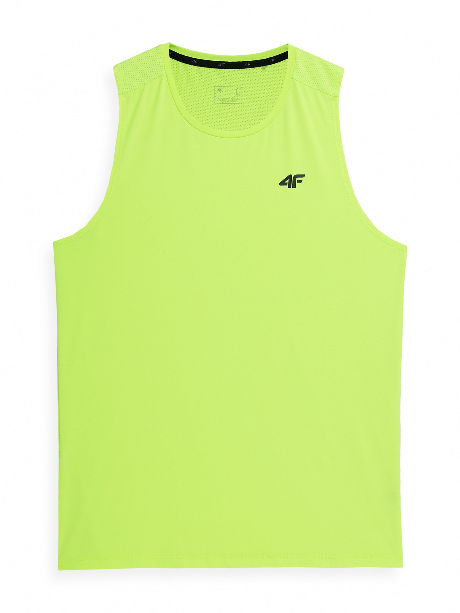 4F Sportiniai marškinėliai neoninė geltona
