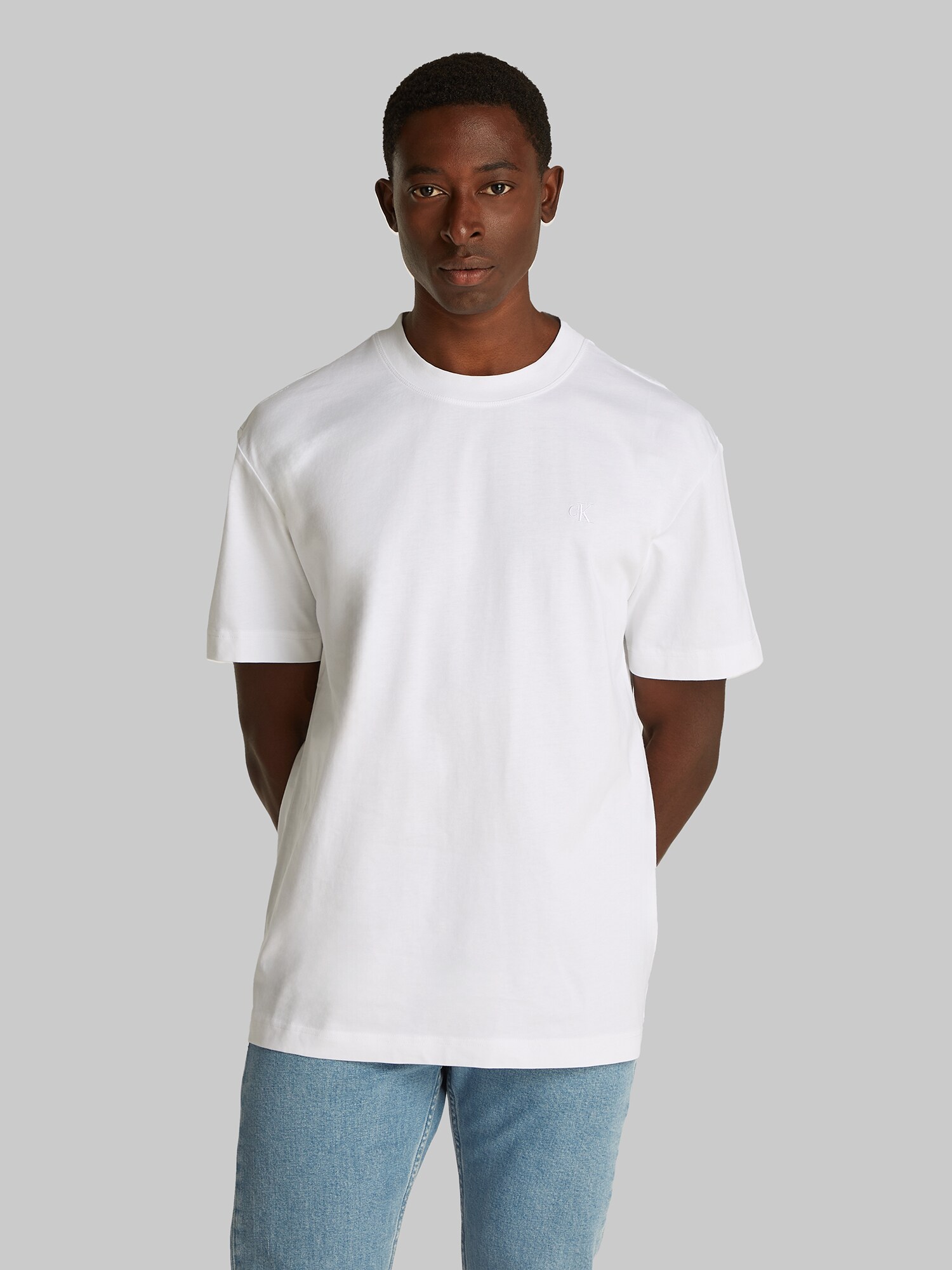 Calvin Klein Jeans Póló  taupe / bazaltszürke / fehér termék 2. képe