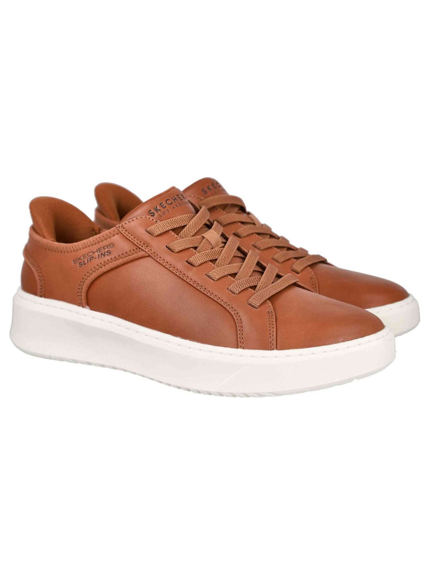 Skechers Slip-ins Court Break 070-040919 Marrón Hombre Cognac – imagen 2